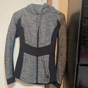 North face grey/ white/ black jacket